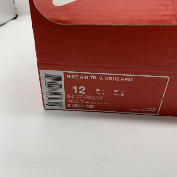 Nike Air Trainer V Cruz PRM Shoes Mens Size 12 Haystack Sneakers 812637-700 main image 9
